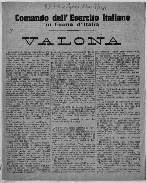 Valona - Volantino